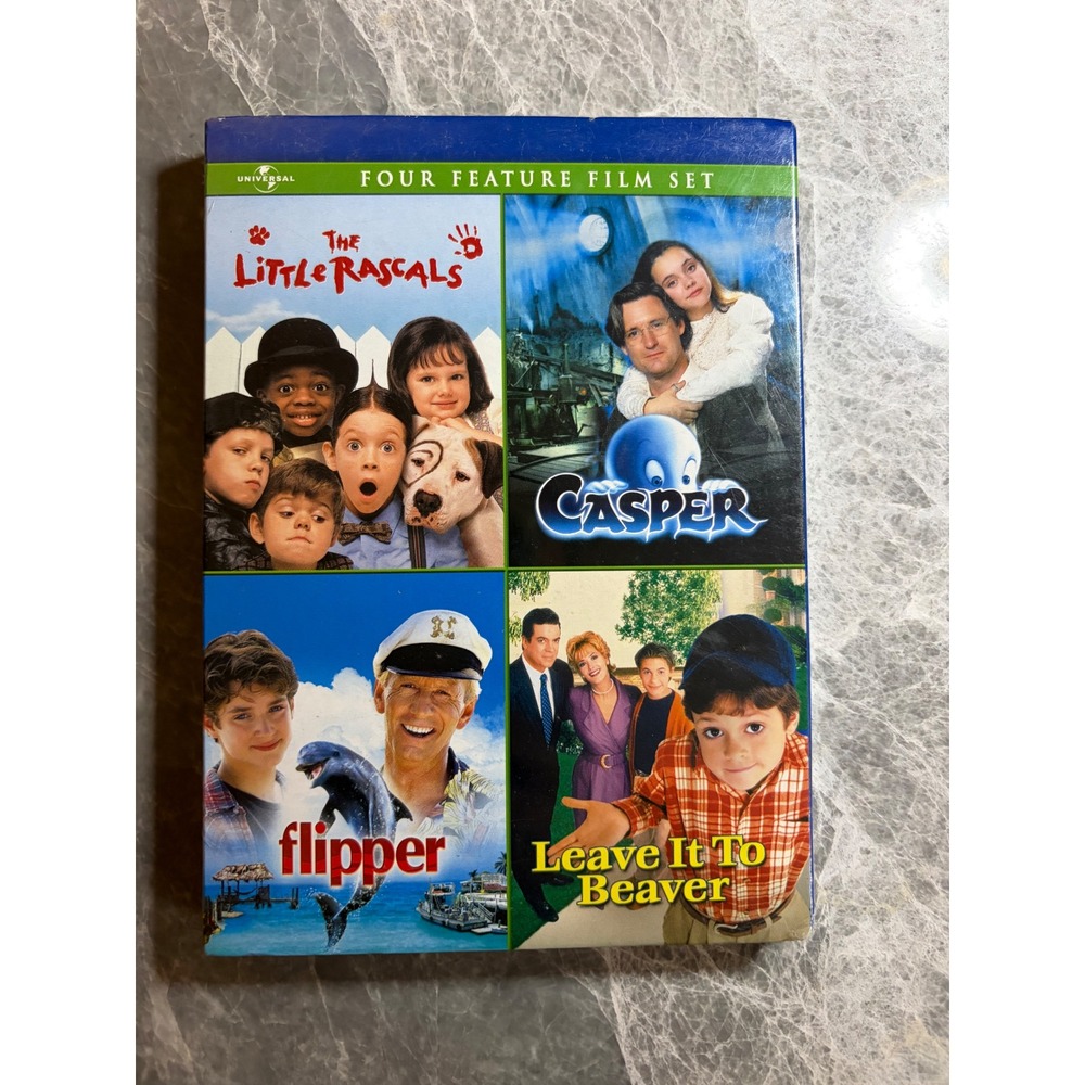 Universal | Four Feature Film Set Little Rascals Casper Flipper  NEW